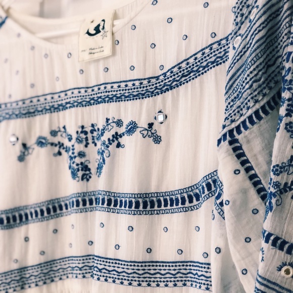 Anthropologie Tops - Anthropologie mermaid brand mini dress/tunic